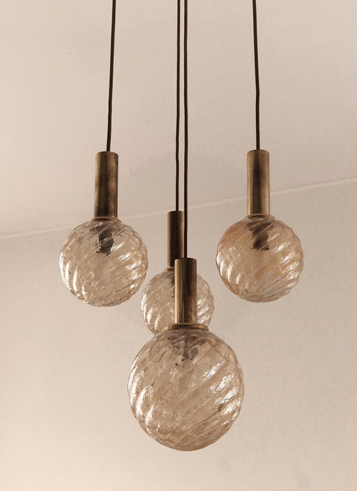 Lampada a sospensione a cascata vintage - cascata, 1950/60 - Germania