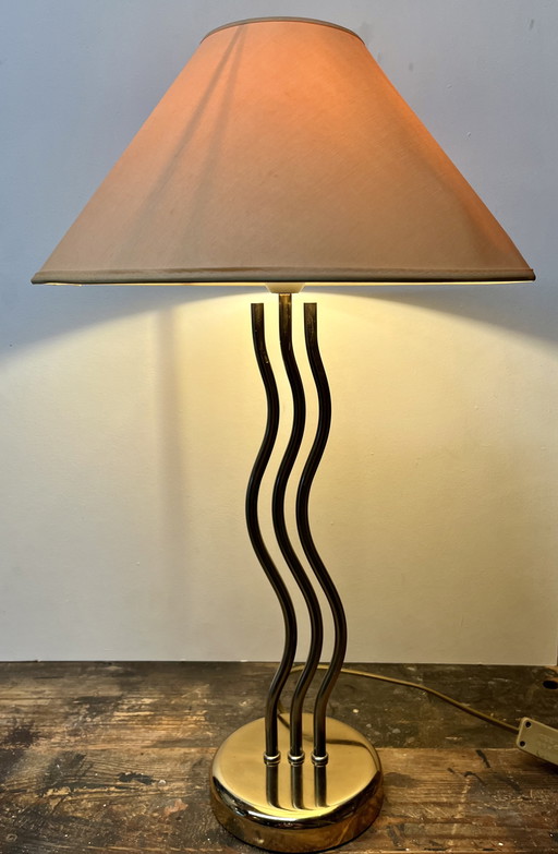 Post Modern Memphis Style Wave Lamp Van Massive 