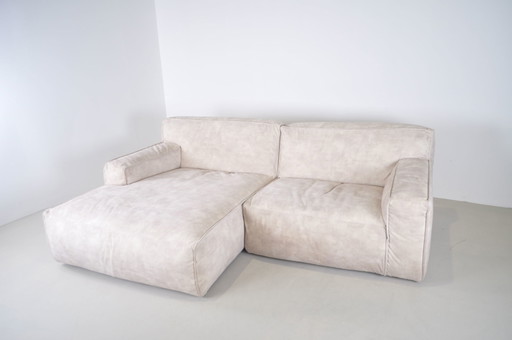 Eck-Lounge-Sofa Fest beige