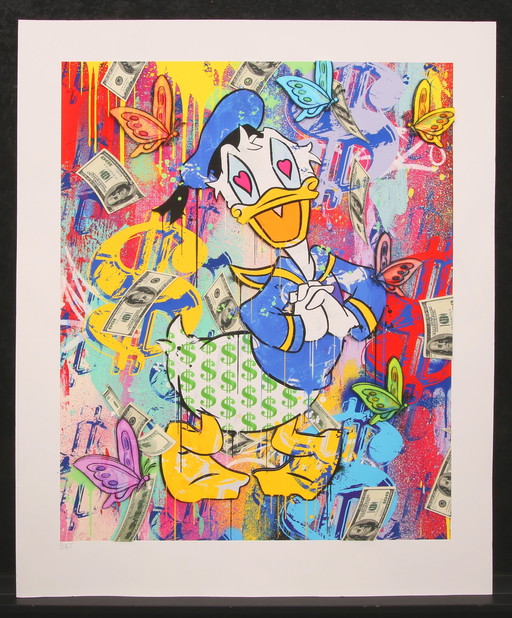 Allen, Ben - Donald Duck - 3D constructie, 2022 - Handgesigneerd E.A.