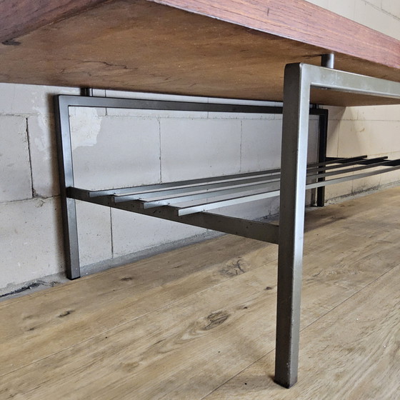 Image 1 of Tavolino vintage di design danese (anni '60) in teak con base in metallo (topform)