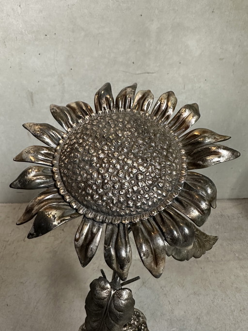 Vintage-Aschenbecher in Sonnenblumenform – S. Agudo