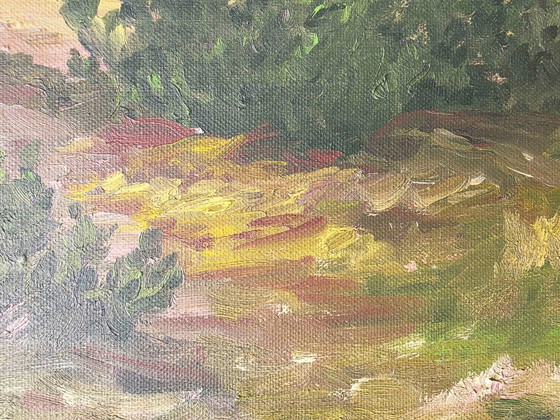 Dipinto a Olio Originale Mid-Century 1968, Firmato Gunnar – Dipinti e disegni, Tela (photo 8 of 9)
