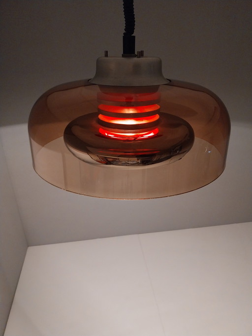 Lámpara colgante vintage Herda, años 70