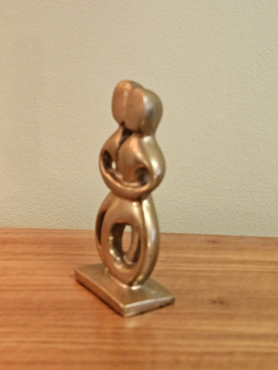 Image 1 of Coppia di cicladi in ottone massiccio vintage da uomo