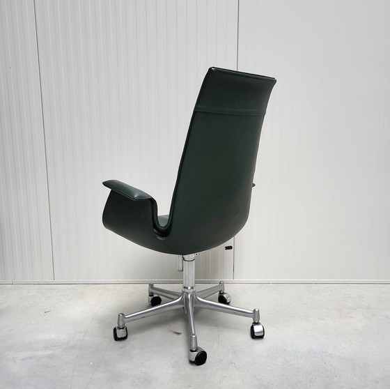 Image 1 of Silla de oficina FK 6725 Bird de Jorgen Kastholm Walter Knoll Cuero Verde