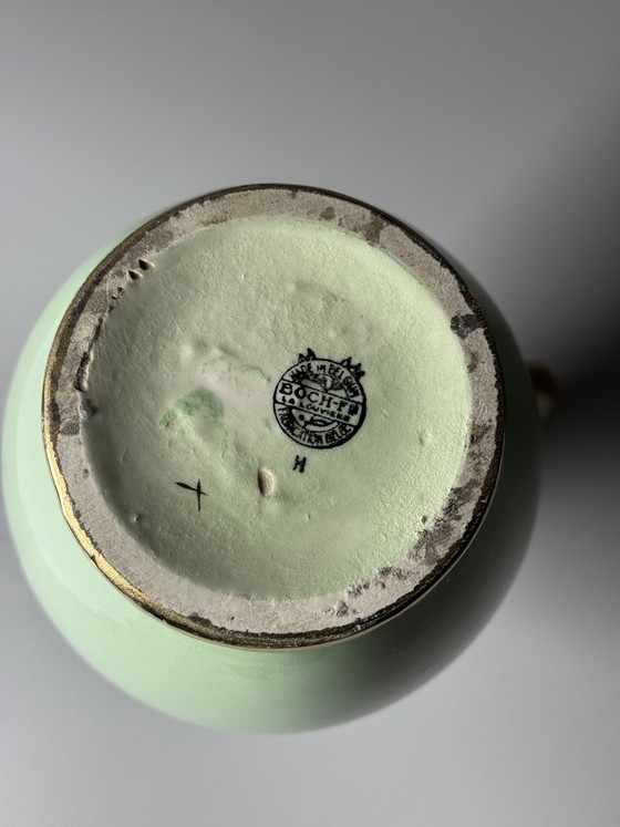 Image 1 of Jarra Boch Frères La Louvière Art Déco de loza, cerámica belga, años 30