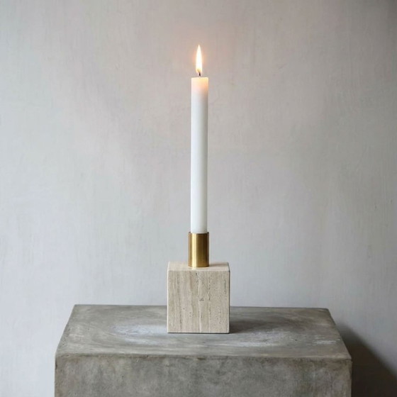 Image 1 of NOVITÀ - 4 portacandele di design 'Block' di New Works.