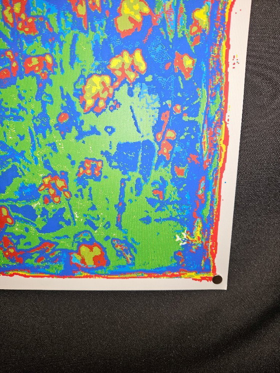 Image 1 of Zeefdruk op dik papier Henk van der Vet tulp