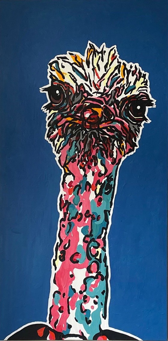 Image 1 of pittura di struzzo