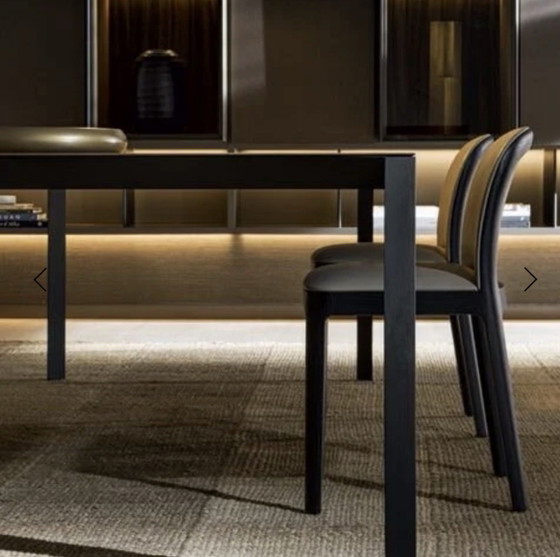 Molteni&C half a Square mesa de comedor - 278x108., Mesas de comedor, Madera, Metal, Marrón (foto 3 de 5)