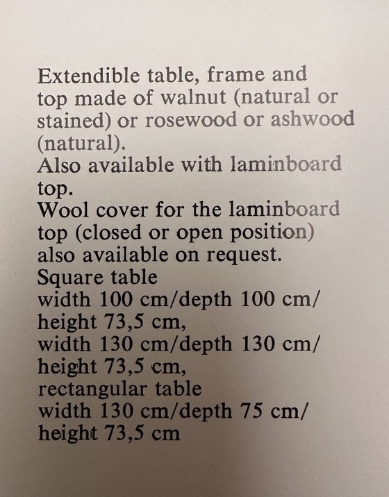 Image 1 of Cassina Klapp-Esszimmertisch Modell 778 Tobia & Afra Scarpa