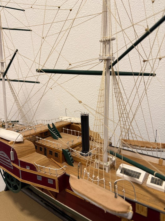 Modèle réduit de frégate à vapeur et à roues à aubes L'Orenoque – Objets déco, Textile, Wood (photo 6 of 7)