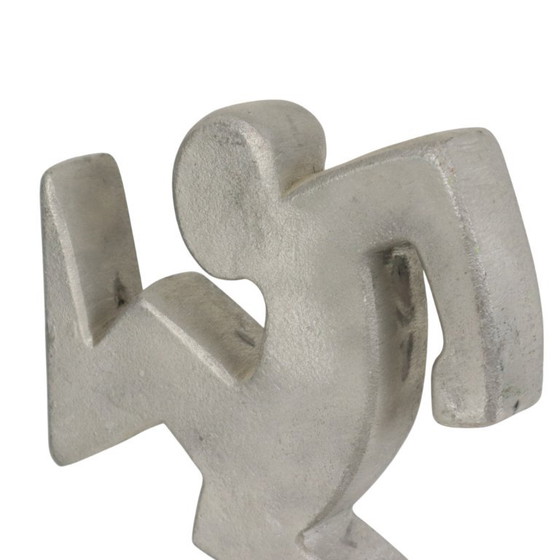 Designer Metal Bookends La Linea Osvaldo Cavandoli – Decorative Objects, Aluminium (photo 9 of 15)
