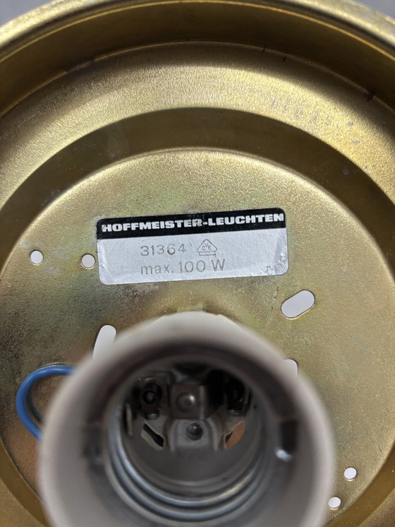 Image 1 of Lampe vintage en verre bulle Hoffmeister années 1970, ère spatiale