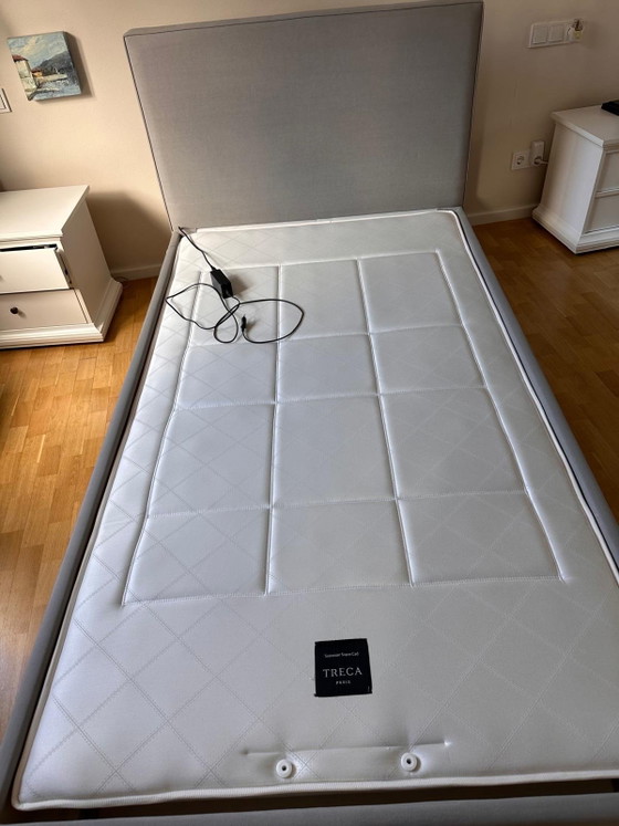 Treca Paris Designer Bed 100x200 cm | Electrically Adjustable, Tréca Paris, Single beds, Textile, Grey (photo 7 of 10)