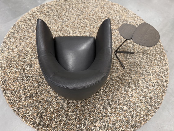 Image 1 of Leolux Shaman Sessel schwarzes Leder