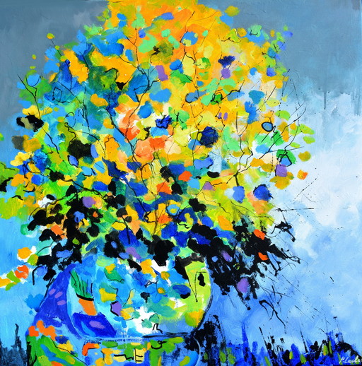 Colorful Flowers Wake the Morning Up
