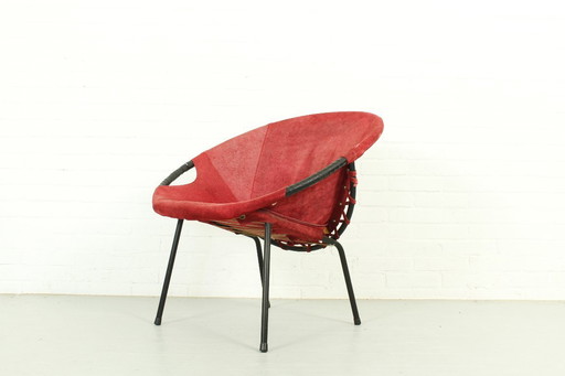 Butaca Balloon de L. Erzeugnis para Lusch & Co, Alemania, años 60