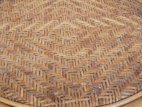 Image 1 of Vintage webbing gevlochten stoel