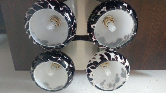 Image 1 of 2 x Massive lampen set metaal retro design