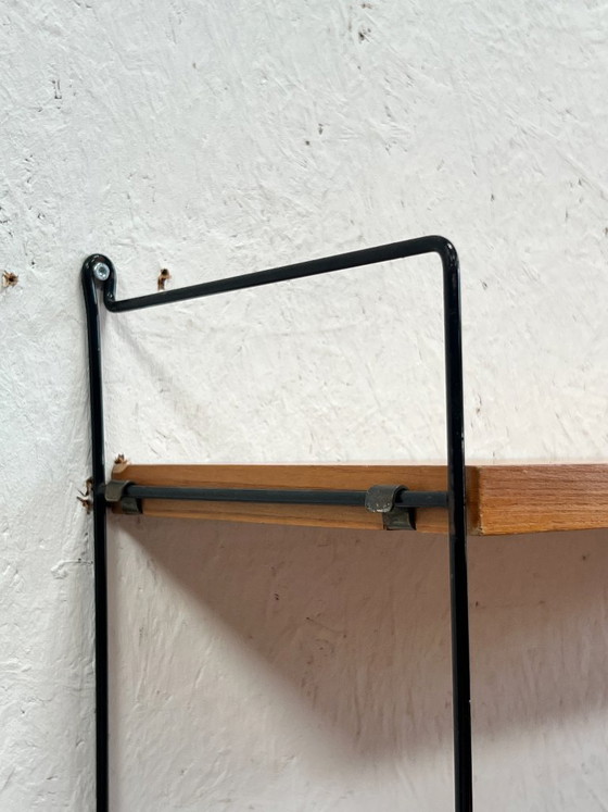 Mobiletto/appendiabiti da parete vintage con corde, Svezia, anni '70 – String, Scaffali a muro, Wood (photo 4 of 12)