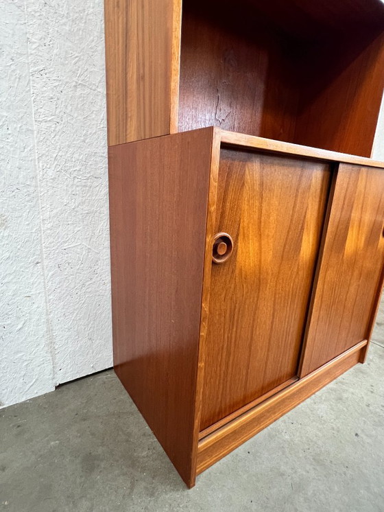 Image 1 of Vintage Highboard, Wandmeubel. Denemarken 1970's