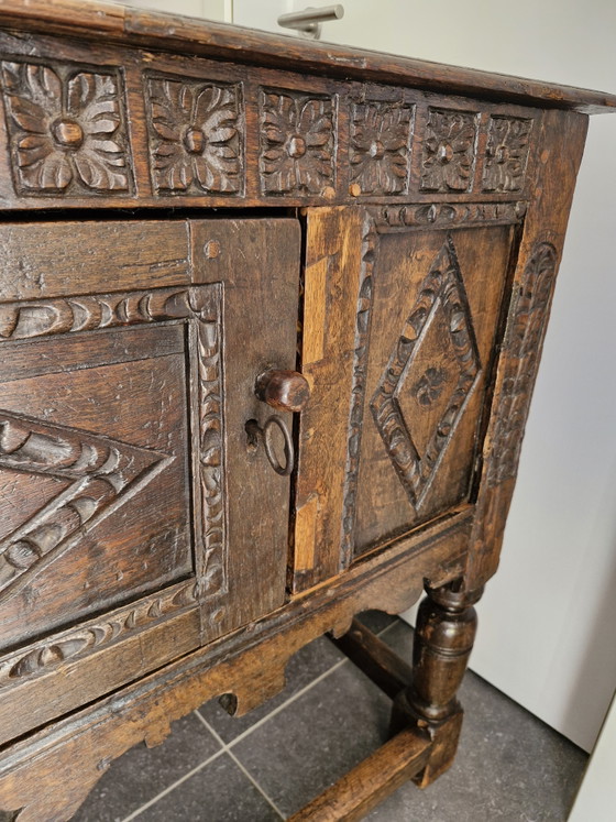 Antiek Engels Sideboard - Jacobeaanse Stijl – Buffetkasten, Wood (photo 3 of 9)
