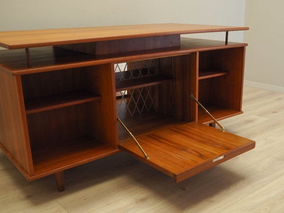 Image 1 of Scrivania in teak, design danese, anni '70, prodotta in Danimarca