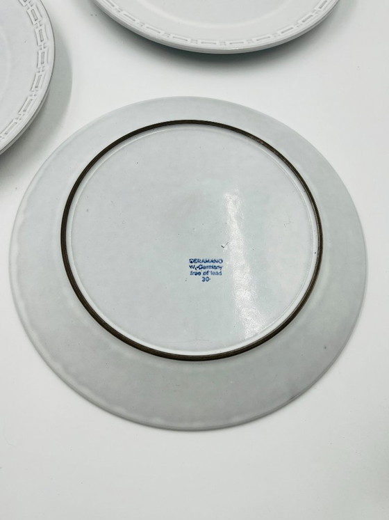 Image 1 of Set di 4 piatti fondi Karl Leutner Ceramano Epsilon