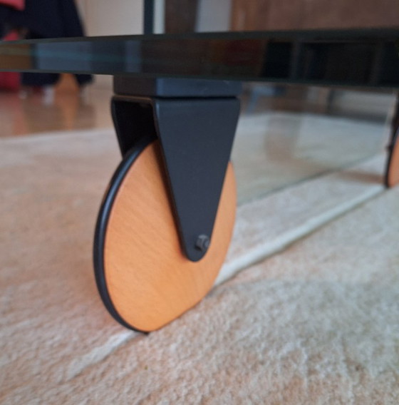 Image 1 of Glazen Ponte salontafel  door Angelo Cortesi voor Fiam Italia.