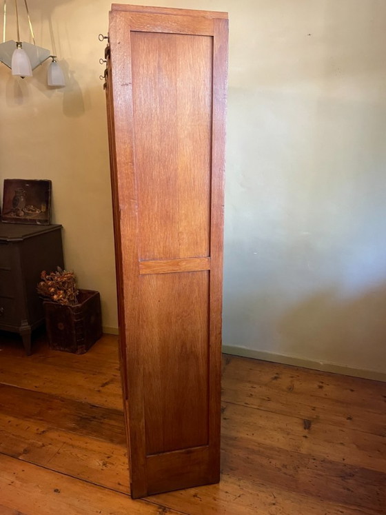 Roller Shutter Archive Music Cabinet, 3-Panel, 50s French – Storage cabinet, Wood (photo 12 of 20)