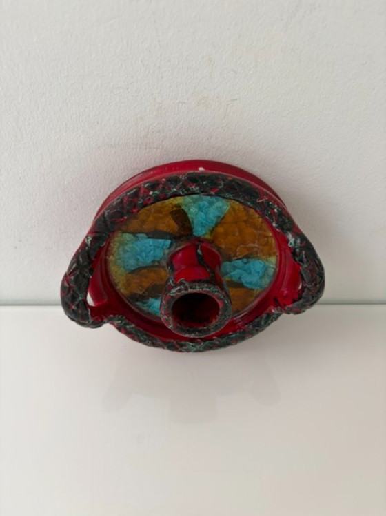 Expressive Brutalist Candle Holder with Glass Mosaic – Bienal, Ceramic (photo 12 of 15)