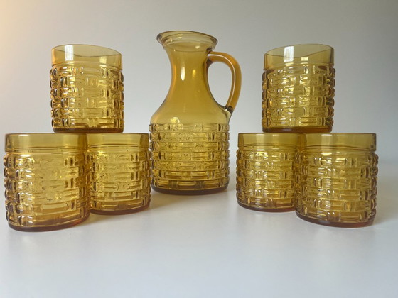 Image 1 of Servizio aranciata Bormioli - 1970