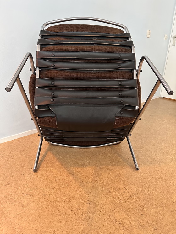 Image 1 of Original Martin Visser armchair - model SZ09 'Nagoya' - brown design icon