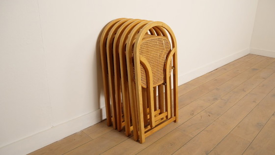 Image 1 of Set van 6 klapstoelen | Arca | Gigi Sabadin voor Crassevig