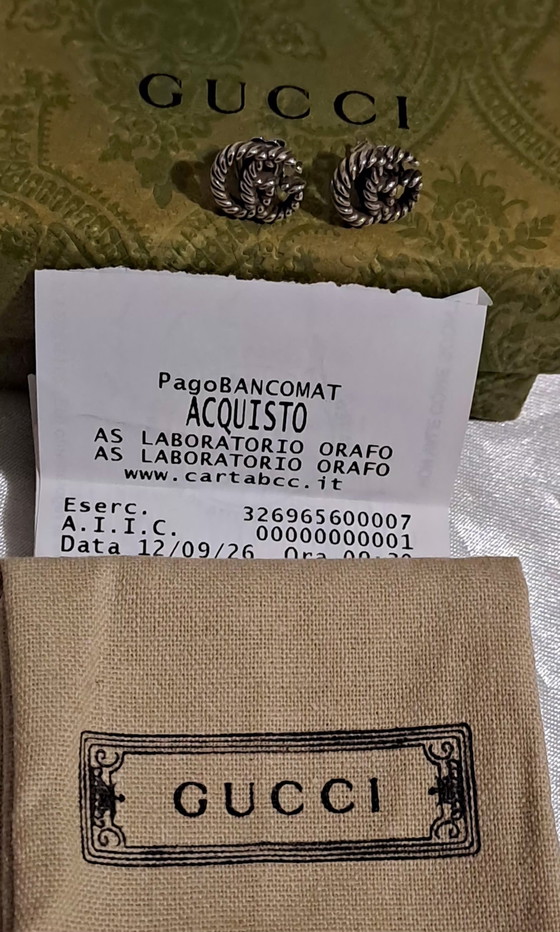 Gucci .925 Silberohrringe – Dekorative Objekte (photo 8 of 8)