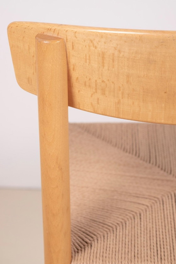 Image 1 of 2x Børge Mogensen J39 "People's Chair" in faggio, anni '70 Danimarca