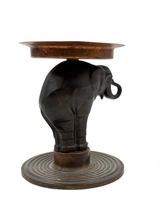 Image 1 of Art Deco Elefanten Coupe Vide Poche, Frankreich 1930er Jahre