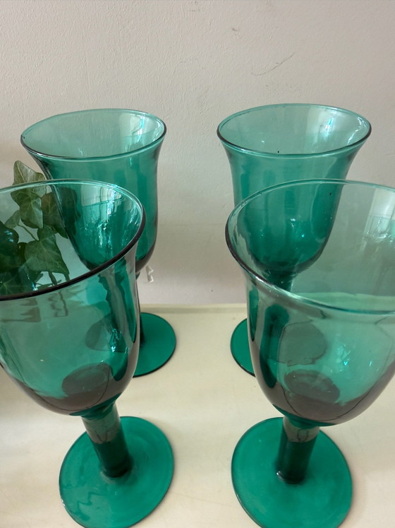Copas de vino Mid Century – Vasos y jarras, Vidrio (photo 4 of 5)