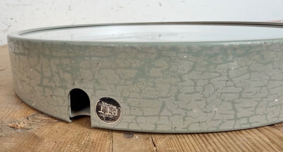 Image 1 of Graue Industriewanduhr von TCW, 1960