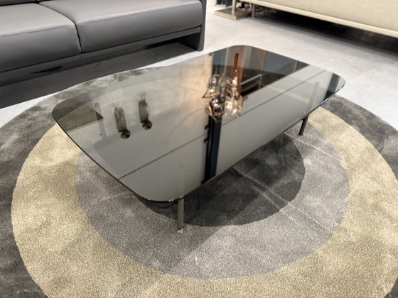 Image 1 of Rolf Benz 8870 Table basse Parssol Verre chêne noir 120x70