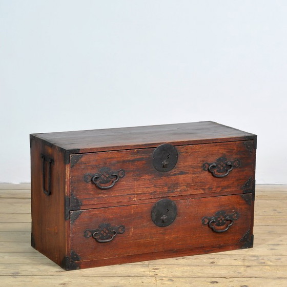 Commode japonaise Tansu, vers 1870 – Iron, Wood (photo 3 of 14)