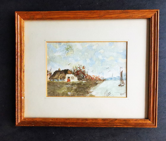 Image 1 of Landschaftsgemälde, kleines Format