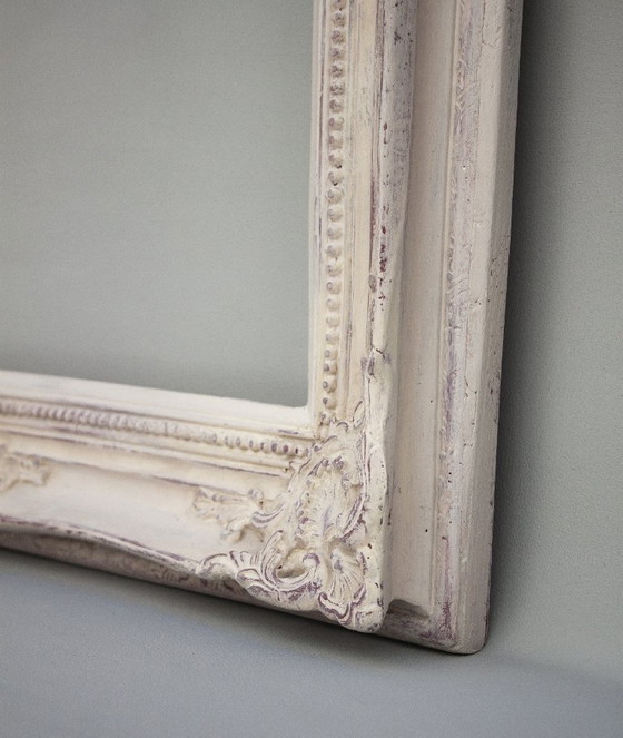 Image 1 of Vintage barokke houten lijst, handgemaakt, in Lodewijk XVI-stijl.