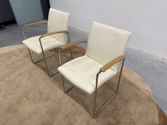 Image 1 of 2 Leolux Talos dining chairs Senso leather