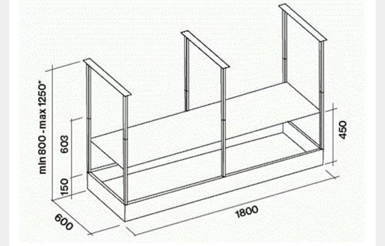 Falmec Spazio 180BL Zwarte Design Afzuigkap - Showroommodel – Keukenaccessoires, Glass, Metal (photo 9 of 9)