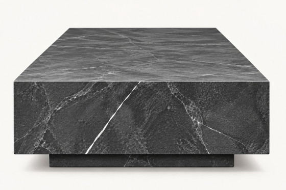RH Low Marble Plinth Mesa de centro rectangular, Restoration Hardware, Mesas de centro, Mármol, Gris (foto 5 de 5)