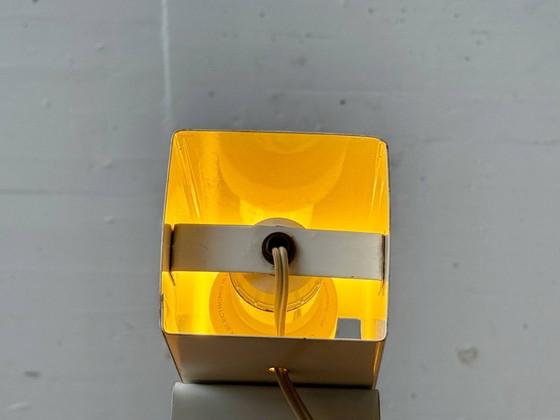 Image 1 of Minimalistische metalen tafellamp, jaren 80