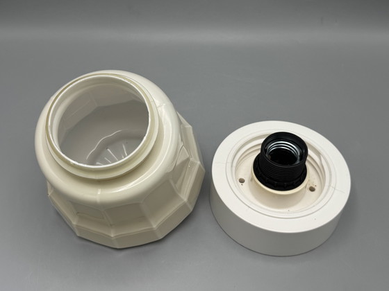 Image 1 of Thabur plafondlamp in crème glas